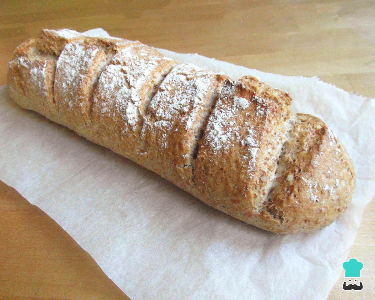 Receta de Pan integral casero con levadura seca