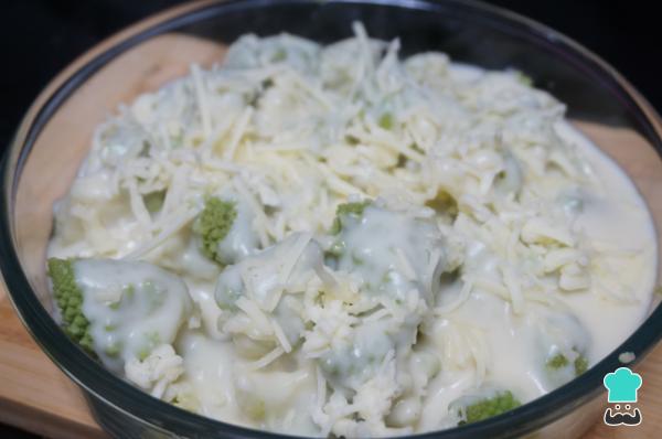 Receta de Romanescu con bechamel - Paso 6