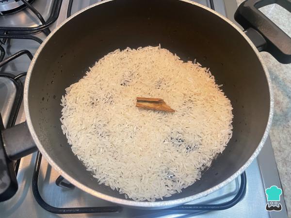 Receta de Arroz con leche venezolano - Paso 1