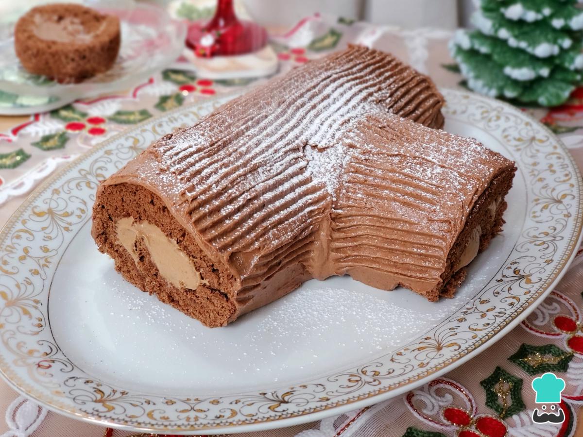 Receta de Tronco de Navidad original o bûche de Noël