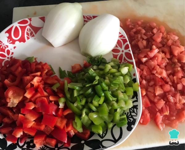 Receta de Paella de paloma - Paso 2