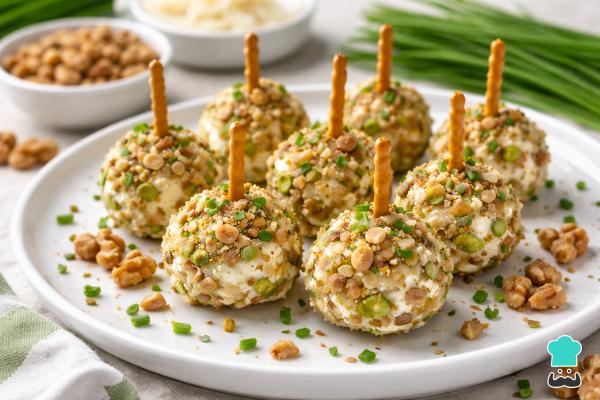 Aperitivos fáciles para hacer el día anterior - Bolitas de queso y frutos secos
