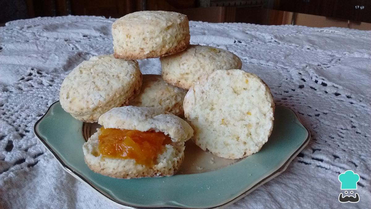 Receta de Scones de maizena