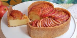 Receta de La tarta de manzana sin horno más fácil: cremosa, rápida y deliciosa