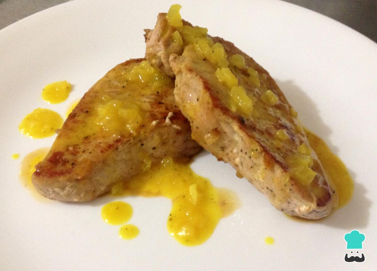 Receta de Solomillo de cerdo a la miel y mostaza