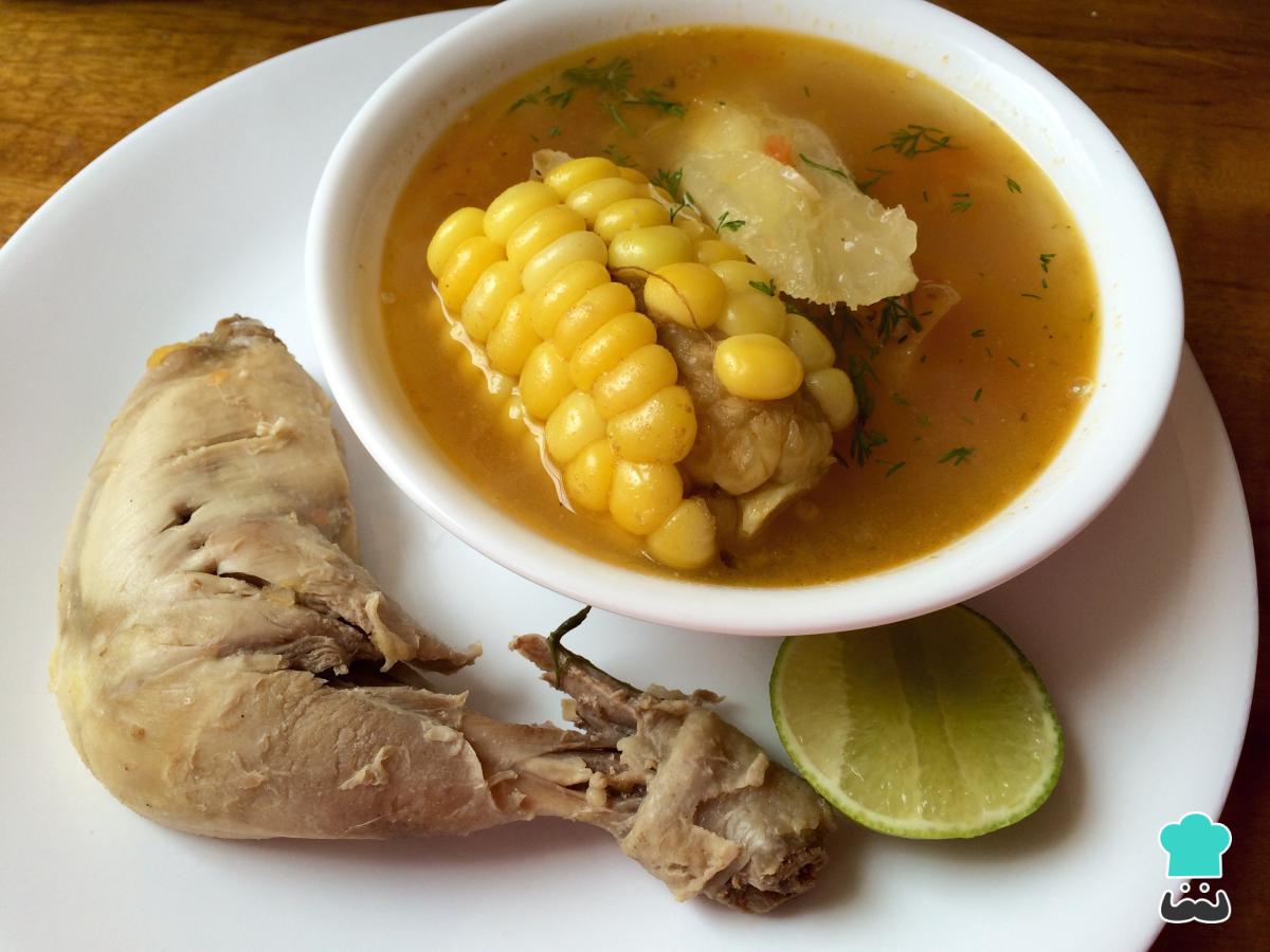 Receta de Sancocho colombiano de pollo