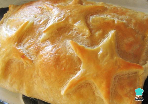 Receta de Empanada de jamón york y queso
