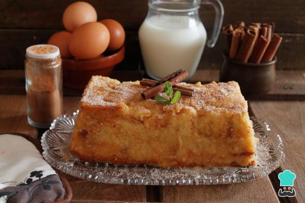 Receta de Pastel de torrijas