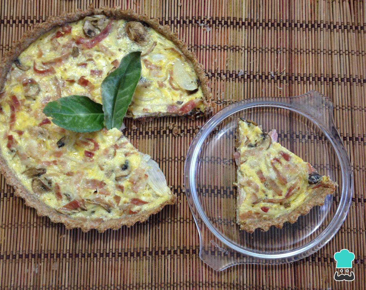Receta de Quiche de puerros y bacon