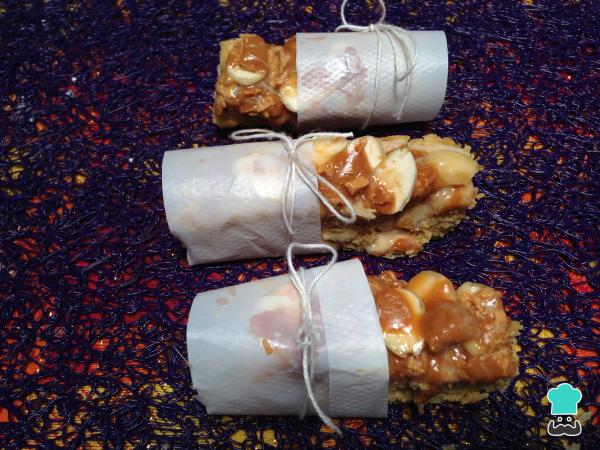 Receta de Barras de almendras y toffee