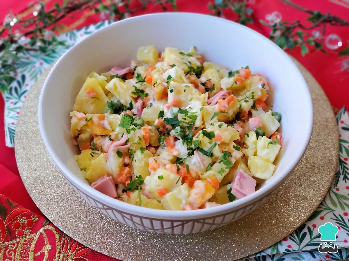 Receta de Ensalada navideña peruana
