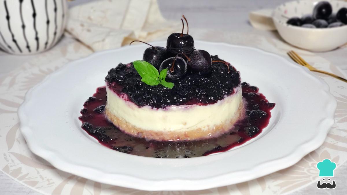 Receta de New York cheesecake o tarta de queso Nueva York