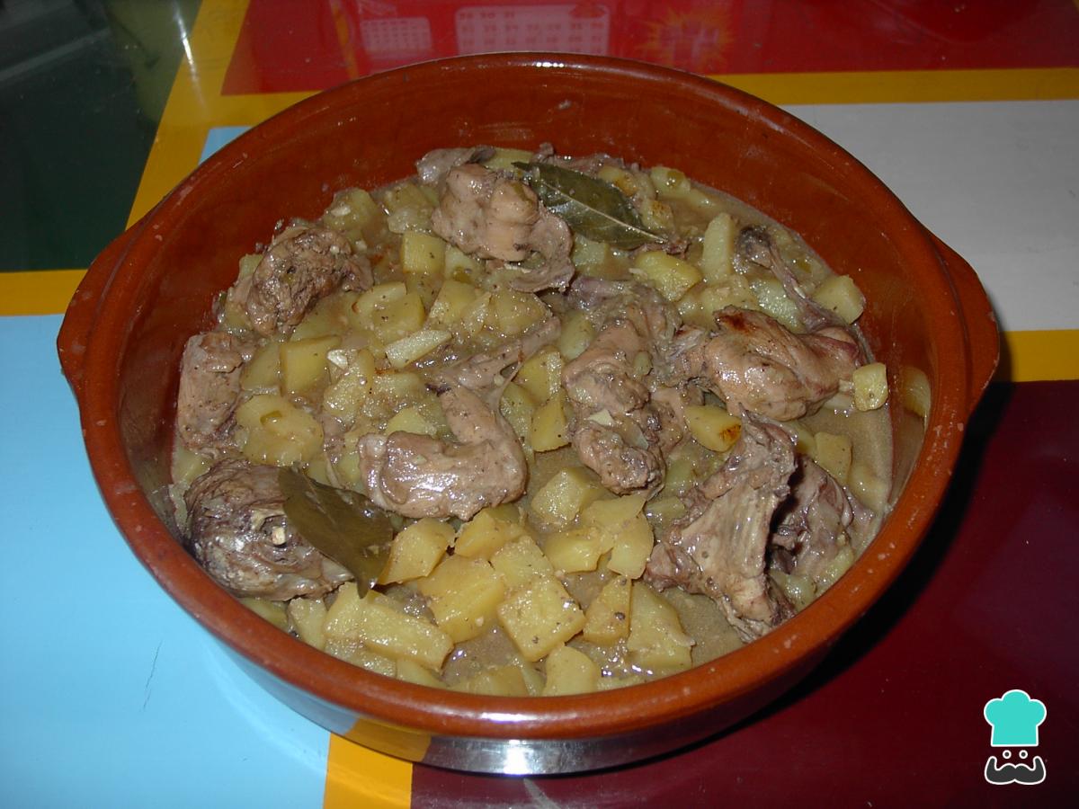 Receta de Conejo de monte en salsa
