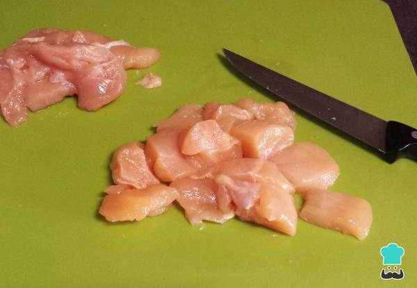 Receta de Brochetas de pollo marinado con soja - Estilo oriental - Paso 1