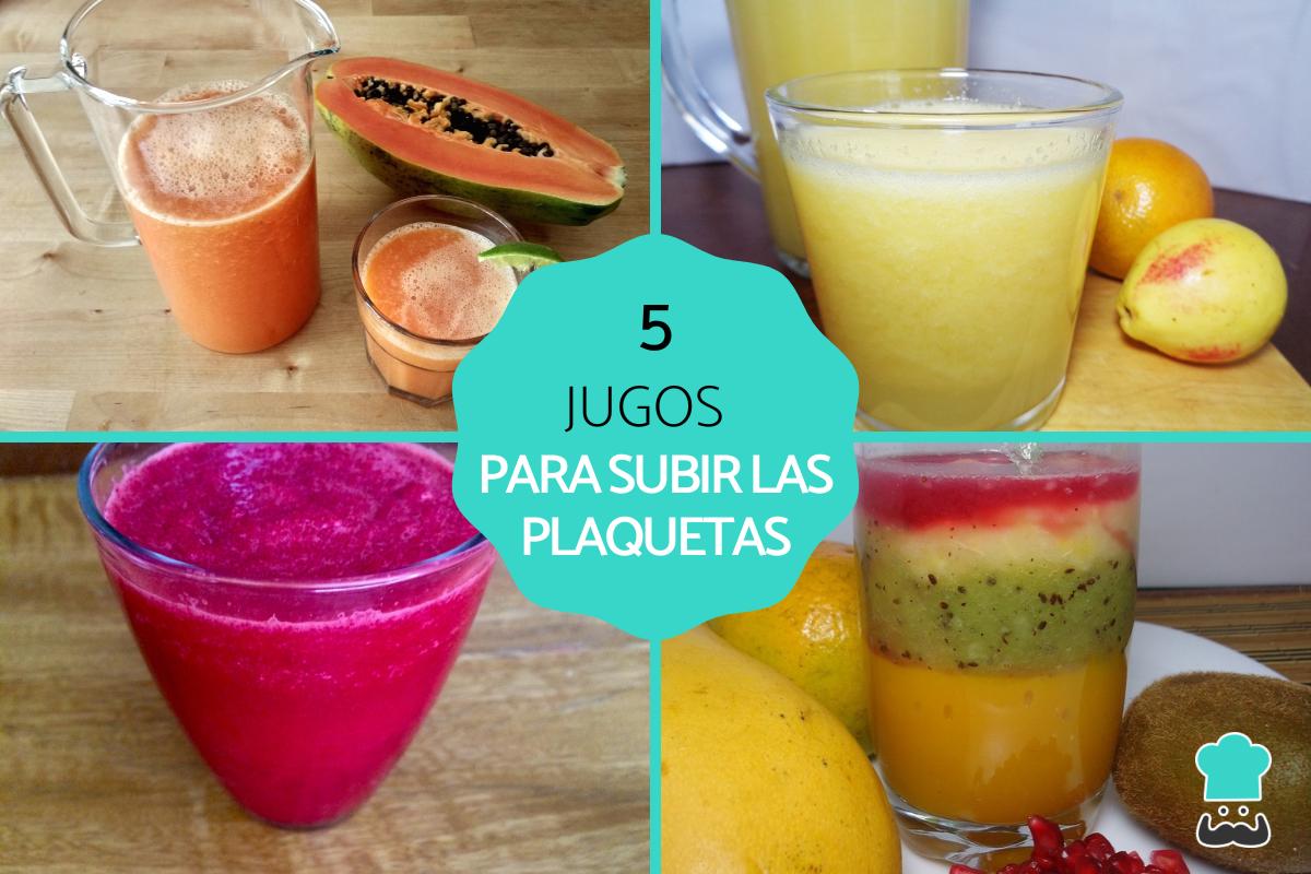 Jugos para subir las plaquetas