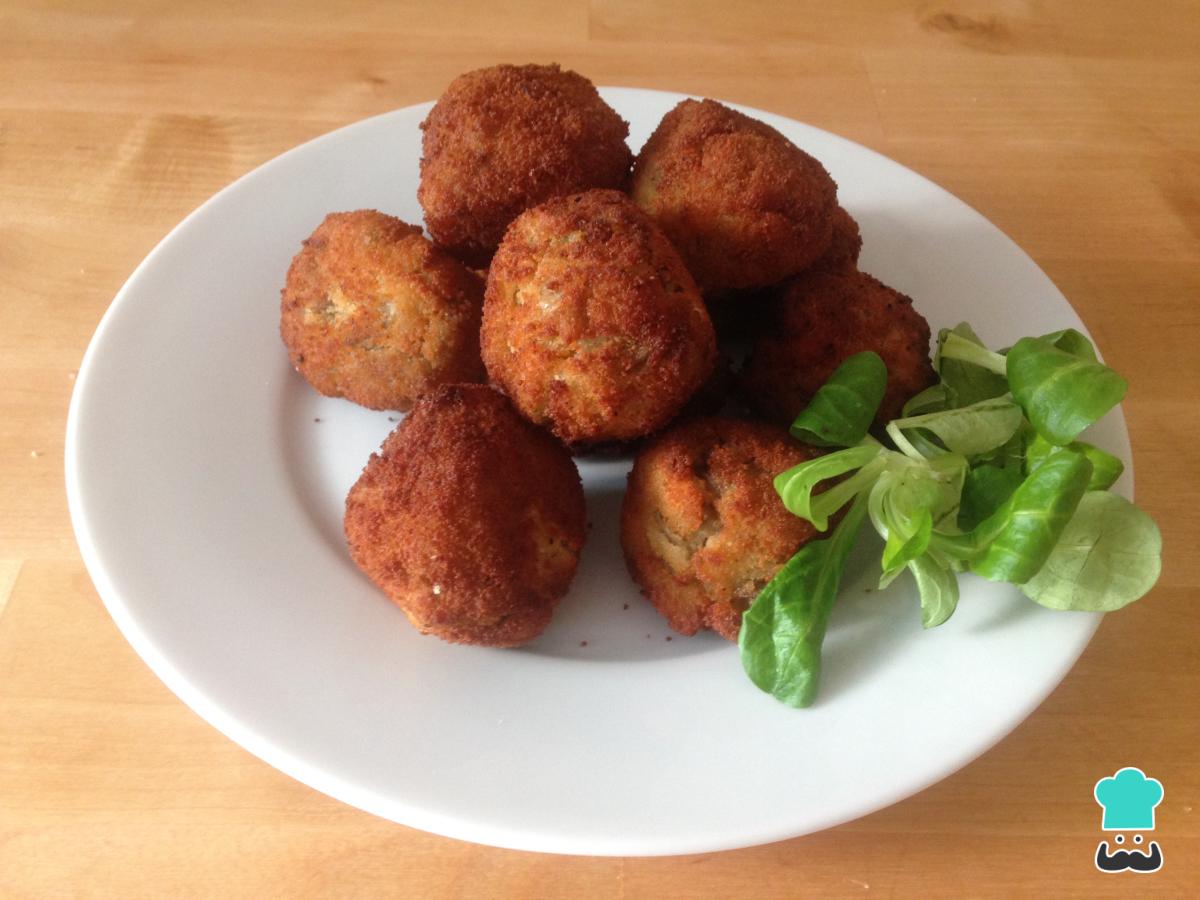 Receta de Bolitas de berenjena y setas