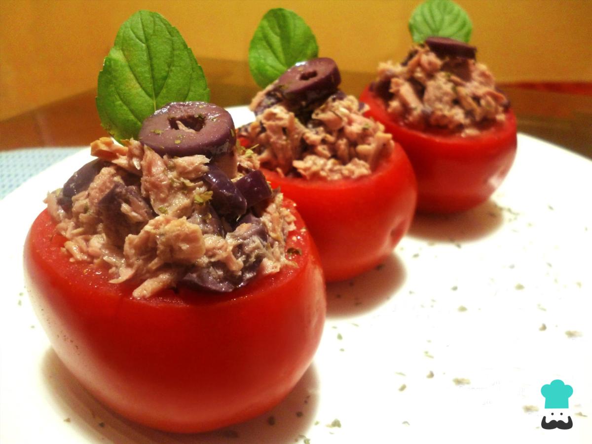 Receta de Tomates rellenos de atún