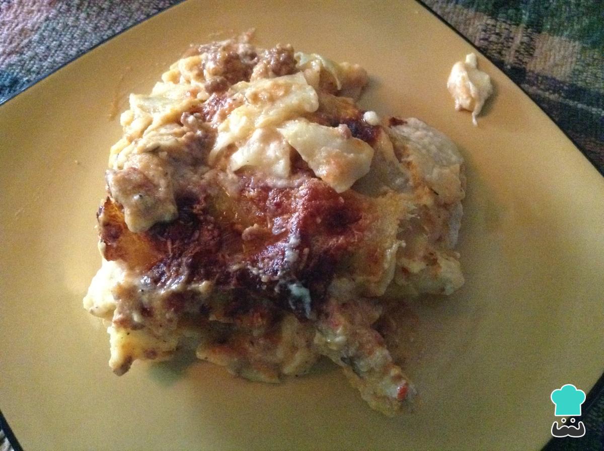 Receta de Lasaña de carne