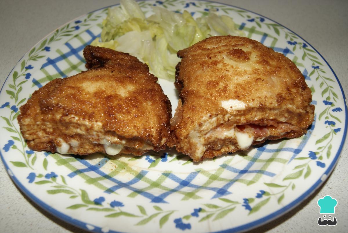 Receta de Pechugas rellenas de bacon y queso