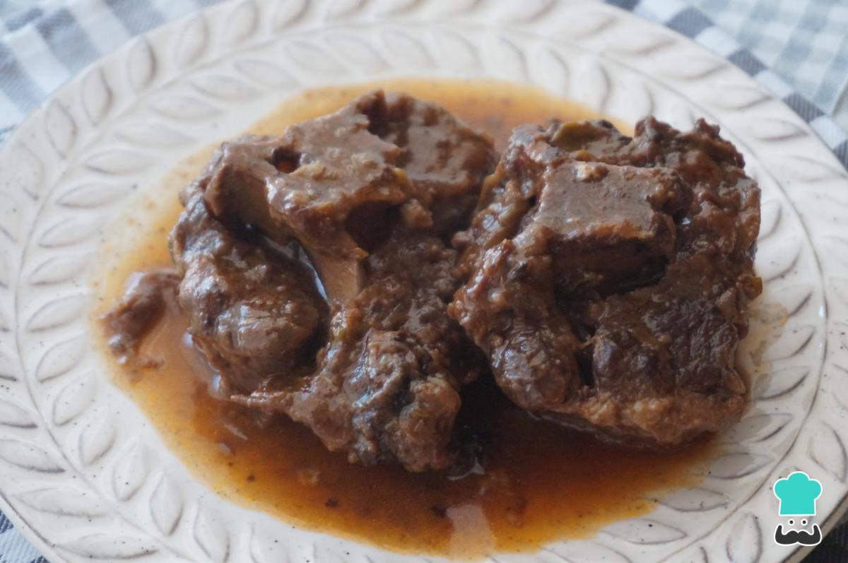 Receta de Estofado de toro en olla express