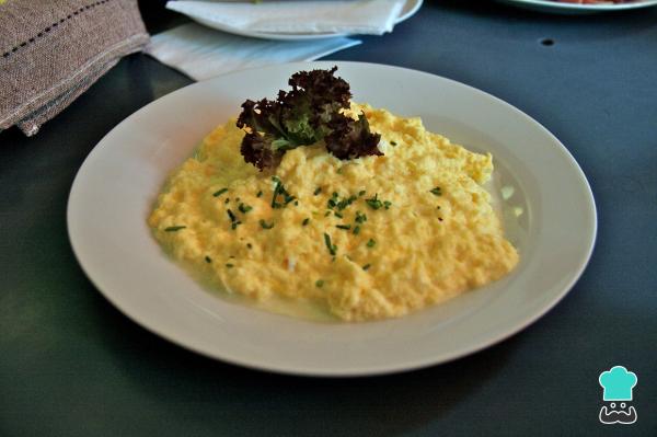 Receta de Huevos revueltos al queso con Thermomix