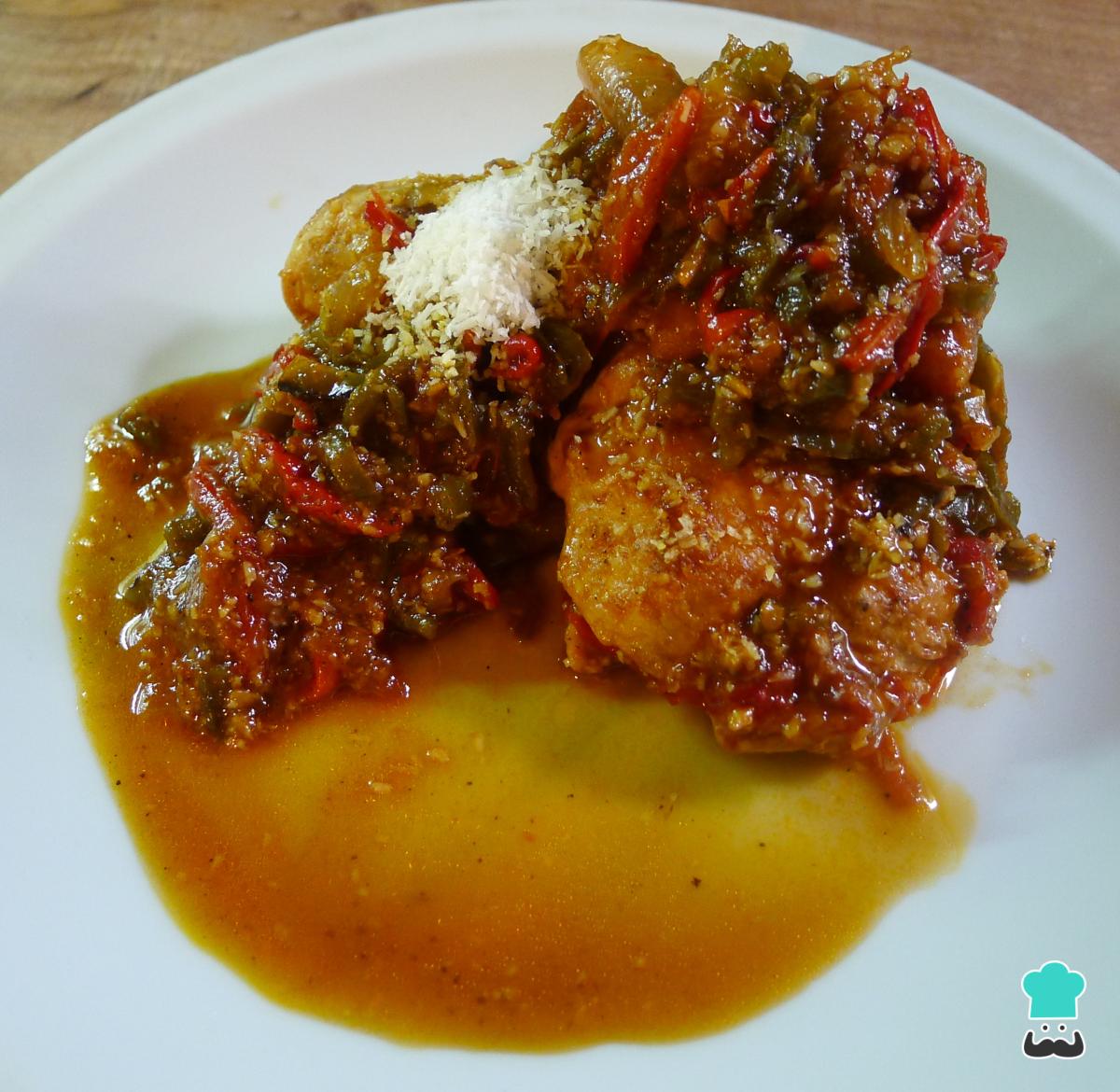 Receta de Pechuga en Salsa de Coco