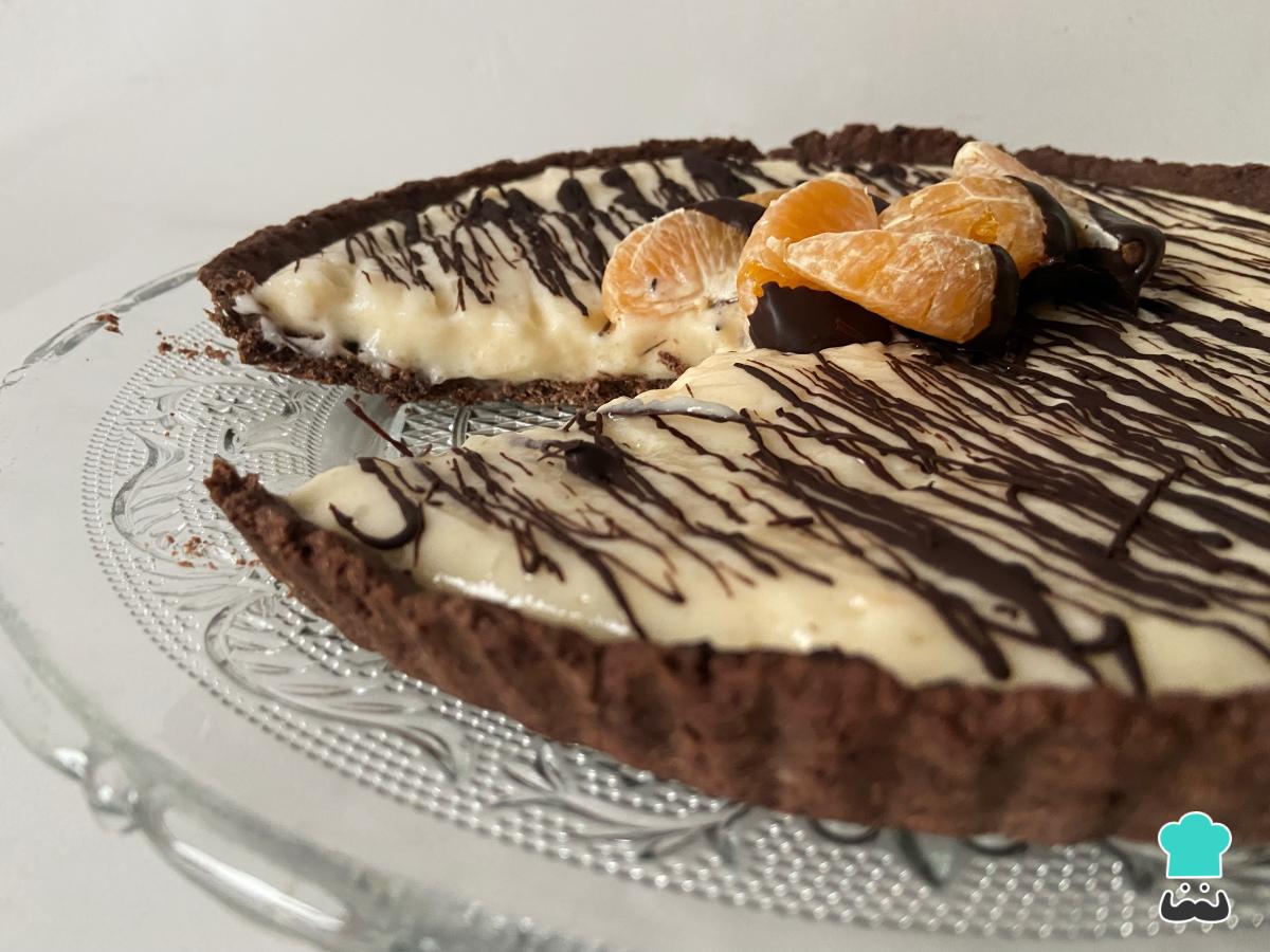 Receta de Tarta de mandarina y chocolate