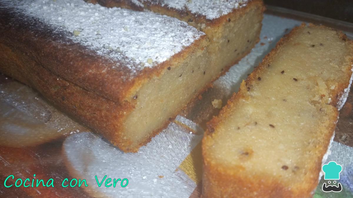 Receta de Bizcocho de kiwi fácil y esponjoso