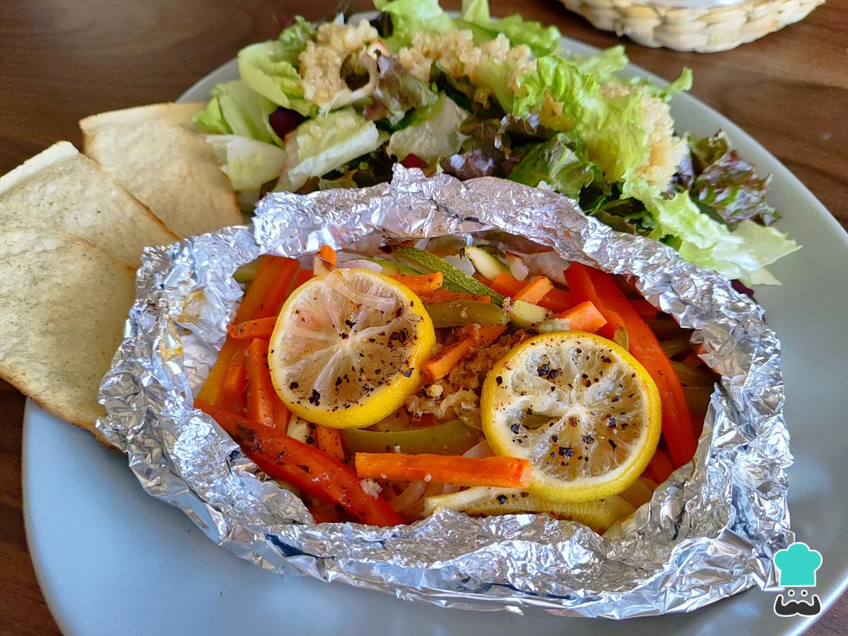 Receta de Filete de pescado empapelado