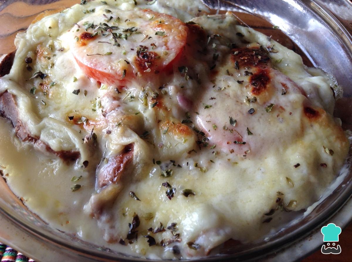 Receta de Tostas de atún y queso