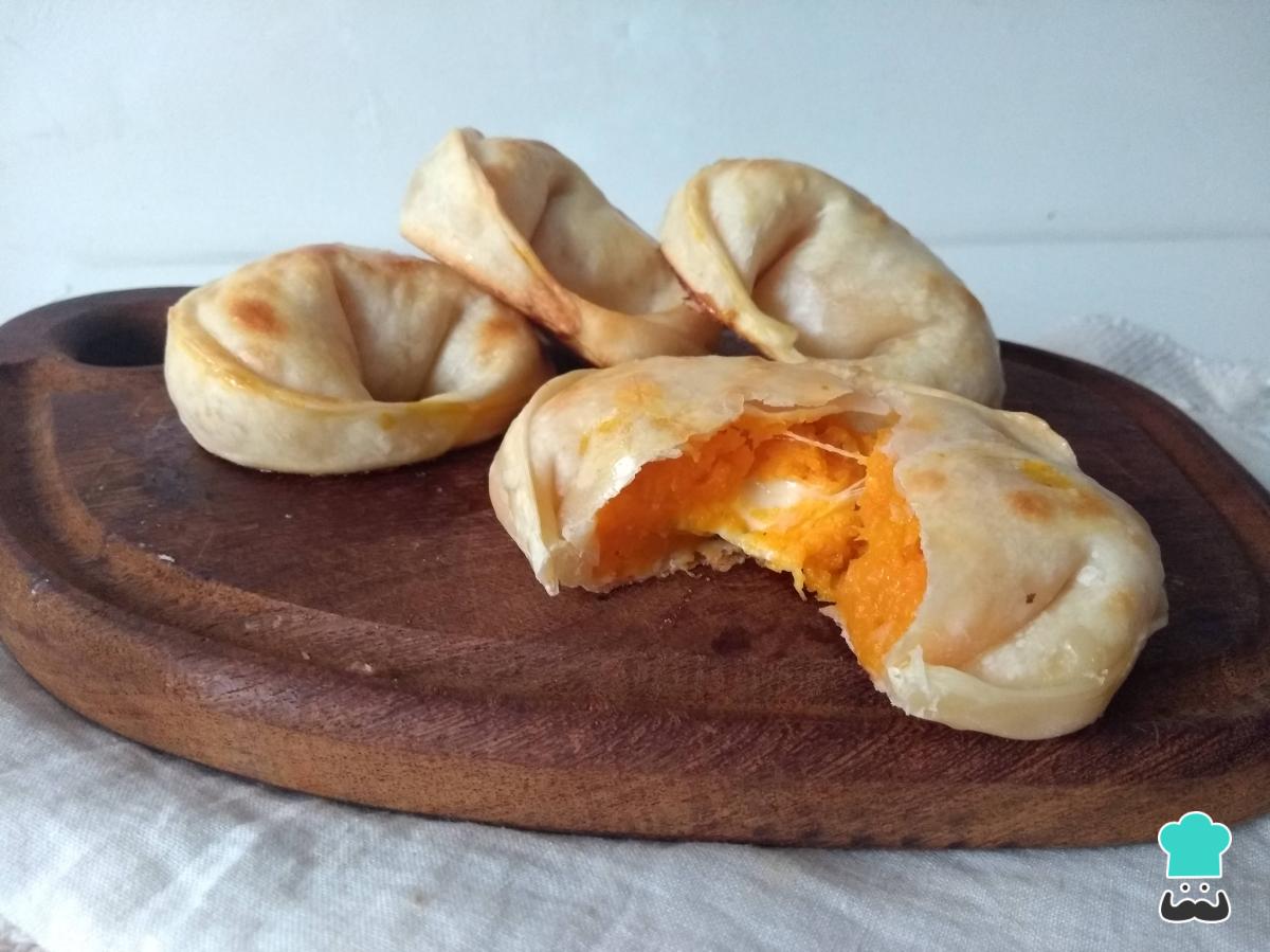 Receta de Empanadas de calabaza y queso