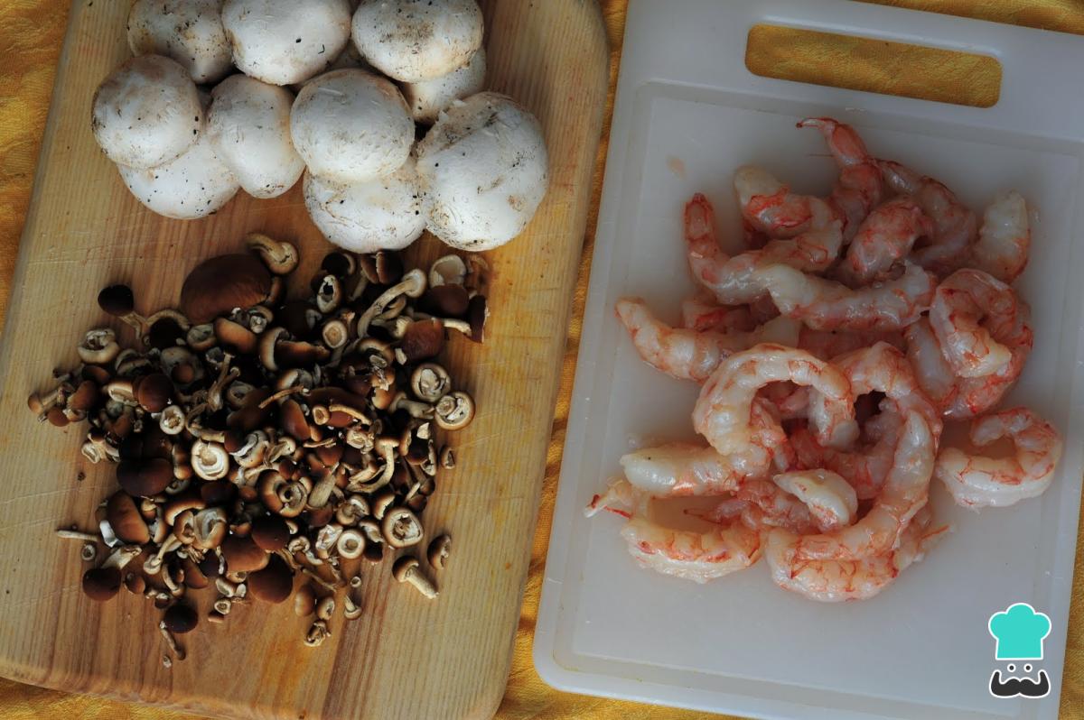 Receta de Mare e monti (mares y montes)