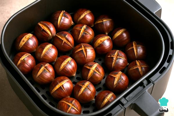 Receta de Castañas en freidora de aire