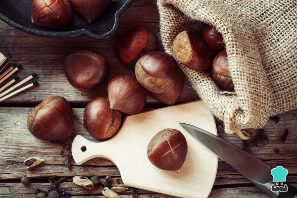 Receta de Castañas en freidora de aire - Paso 1