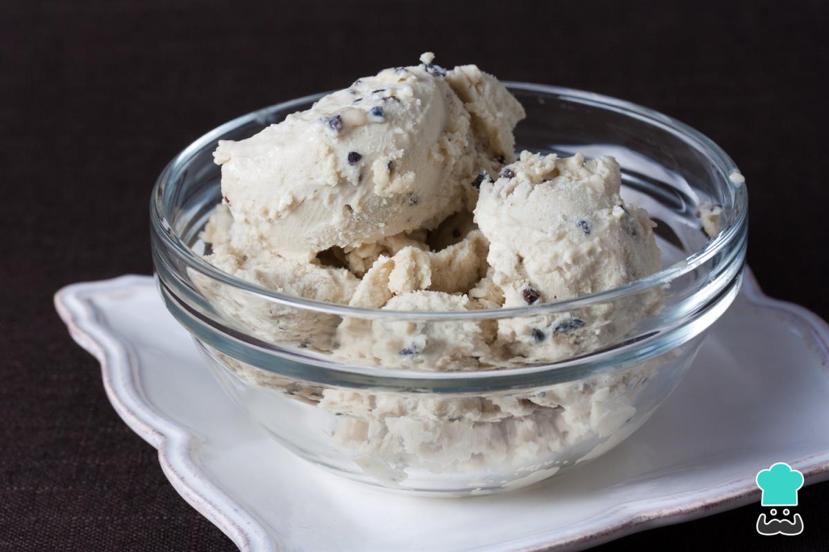 Receta de Helado de plátano con galletas