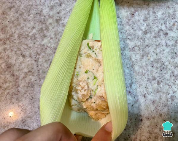 Receta de Hallaquitas de chicharrón - Paso 6