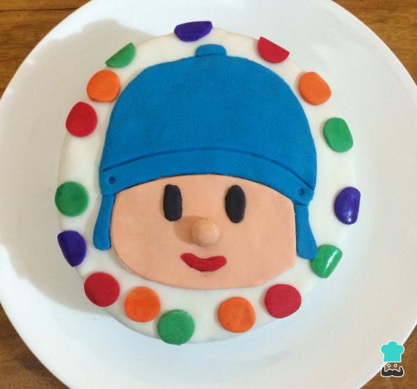 Receta de Tarta de cumpleaños - Pocoyó - Paso 10