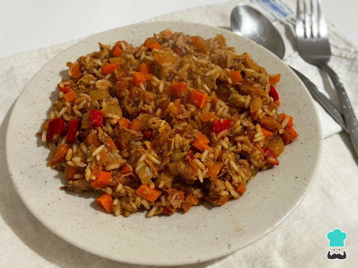 Receta de Arroz con caballa