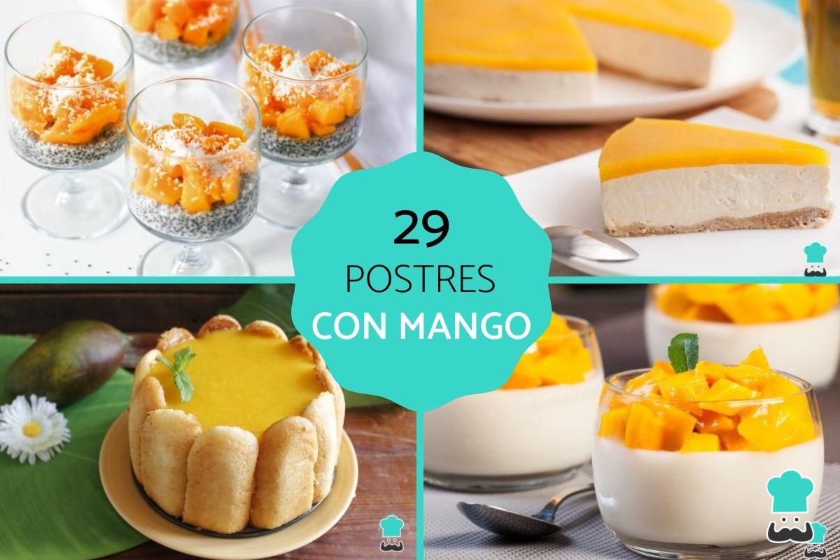 Postres con mango
