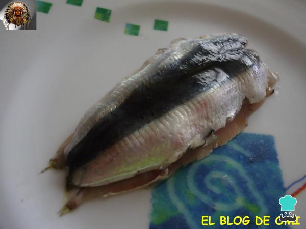 Receta de Sardinas Rellenas De Queso Cabrales - Paso 3