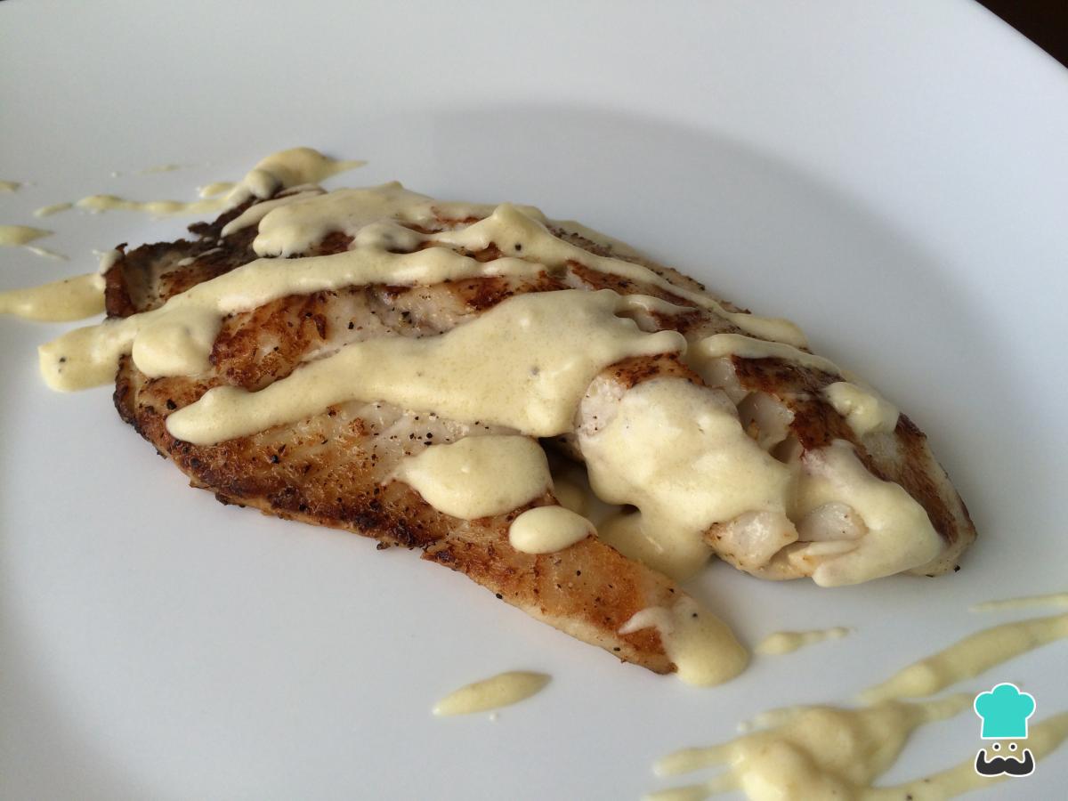 Receta de Filete de pescado en salsa blanca