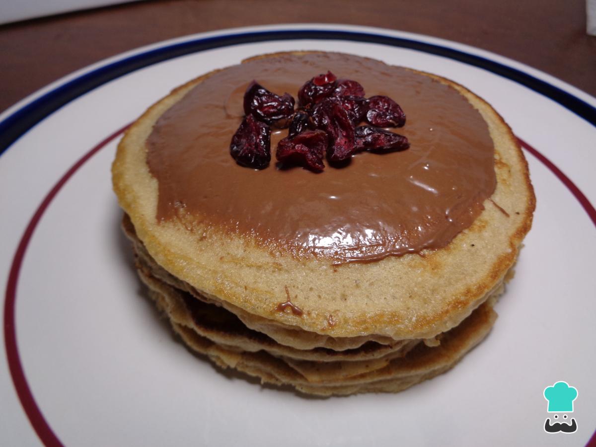 Receta de Hot cakes de chocolate