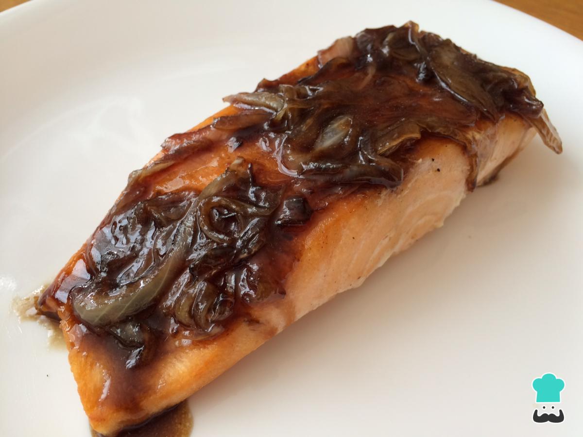 Receta de Salmón con salsa teriyaki