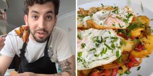 Armando Esquivel, el profesor que se hizo viral cocinando patatas de 100 formas: “Las papas a lo pobre son una receta humilde pero con un sabor espectacular”