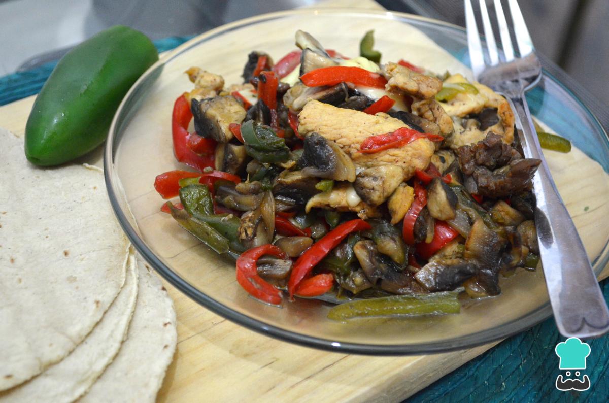 Receta de Fajitas mexicanas mixtas