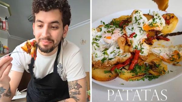 Armando Esquivel, el profesor que se hizo viral cocinando patatas de 100 formas: “Las papas a lo pobre son una receta humilde pero con un sabor espectacular” - La receta de papas a lo pobre de Armando Esquivel