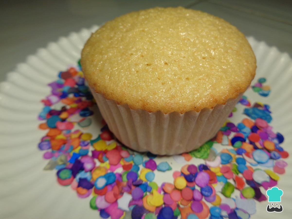 Receta de Cupcakes de vainilla sin gluten