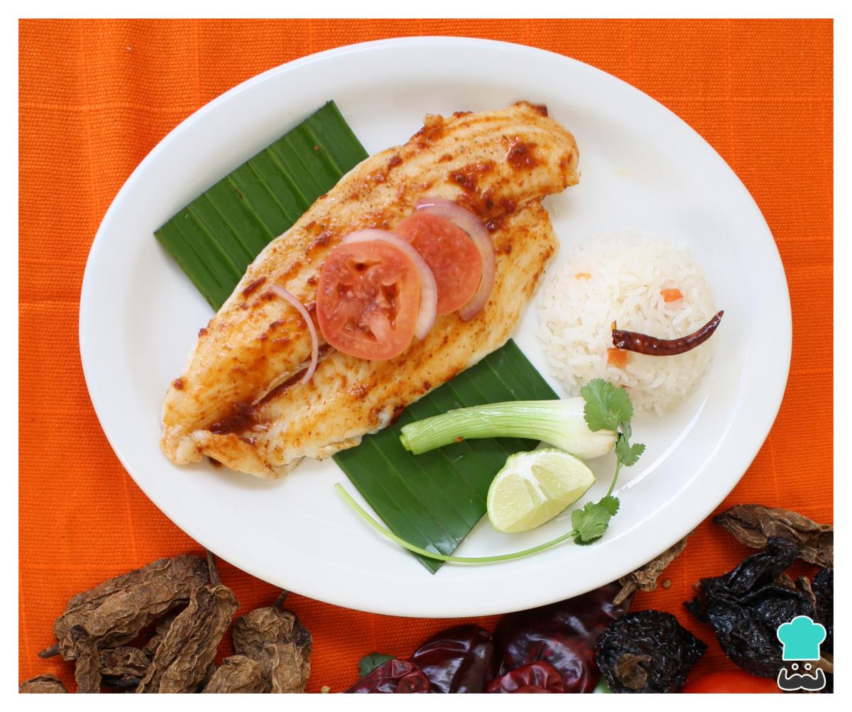 Receta de Filetes de pescado al chipotle