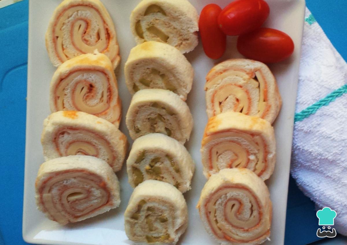 Receta de Serpentinas de pan