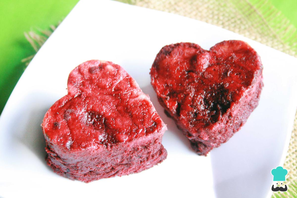 Receta de Brownie red velvet cheesecake